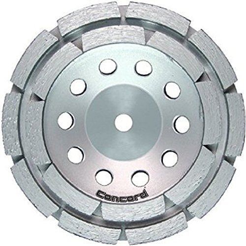 Concord blades gcd040ahp 4 inch double rowed diamond brazed cup wheel with for sale