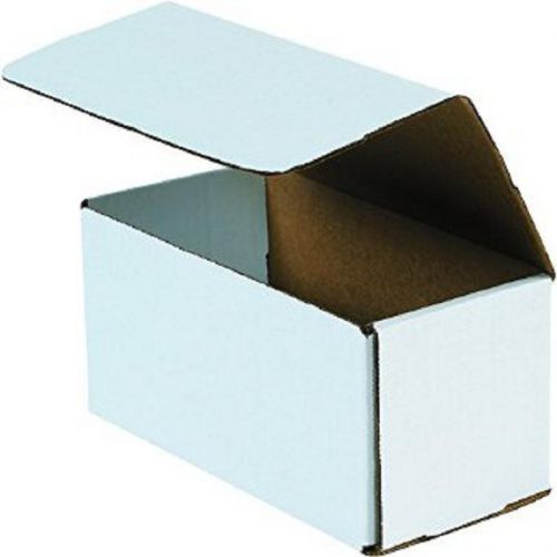 White Corrugated Cardboard Shipping Boxes Mailers 10&#034; x 5&#034; x 5&#034; (Bundle of 50)