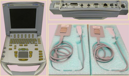 Sonosite Titan High Resolution Ultrasound System With printer and 2 Transducers