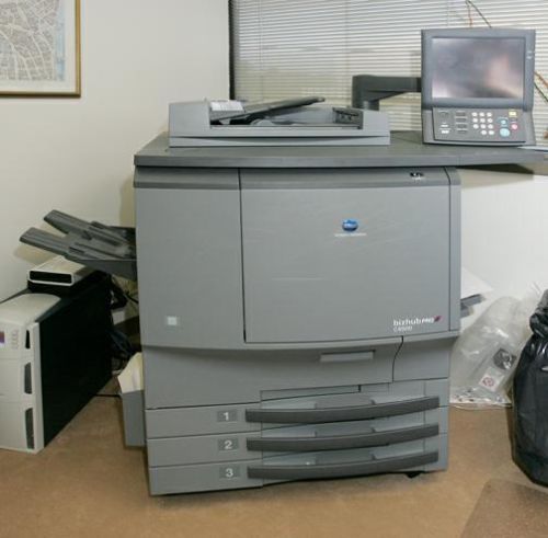 KONICA BIZHUB PRO C6500 COLOR COPIER *LOW METER ONLY 128K * PRINT SHOP MODEL