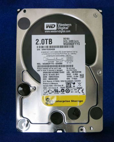 Parts/repair pcb only western digital/wd 2tb 3.5&#039;&#039; sata hard drive wd2003fyys for sale