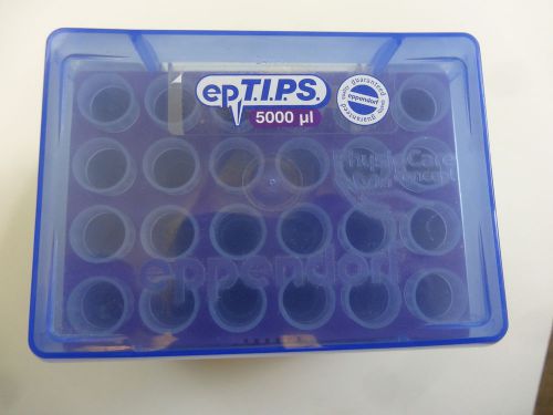 Eppendorf epTIPS 022491989 100-5,000 µL,120 mm 1 Rack 24 tips in case NEW unused