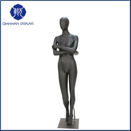 High quality full body female fashion mannequin, black sexy mannequin