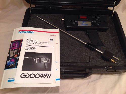 Goodway EFF-1 Electronic Combustion Efficiency Tester Excellent!!