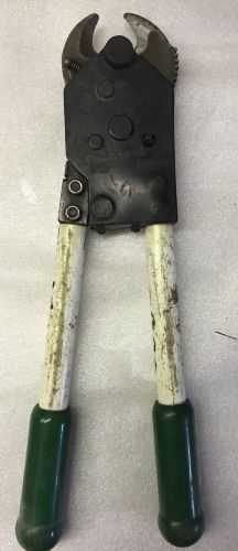 Used Greenlee 764 Ratchet Cable Cutter