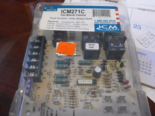 New ICM271C Control Fan Blower L38-651