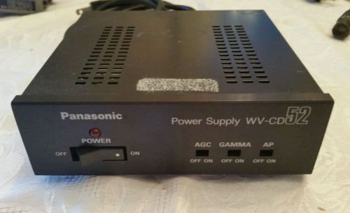 Panasonic CCTV Camera Power Supply Model: WV-CD52 / CD51