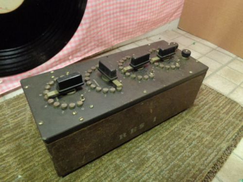 Estate* vintage test equipment general radio co decade resistance box type 102-j for sale