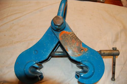 Riley beam clamp  11,200 lb. capacity 3.5&#034; to 12&#034; beam width for sale