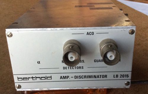 Berthold amplifier-discriminator model-LB2015