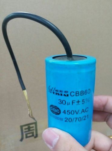 Ac motor capacitor washing machine start capacitor cbb60 450vac 30uf 102 for sale