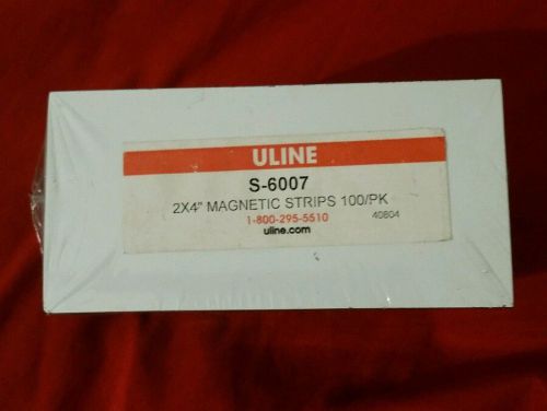ULINE magnetic strips 100pk