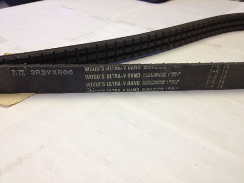 New Woods Ultra-V Band Belt 3R3VX800 3-K 16