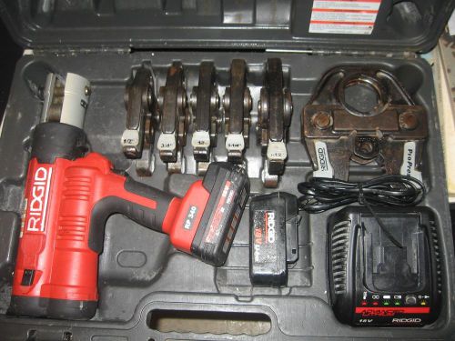 Ridgid RP 340 ProPress Tool Kit For 1/2&#034; to 2&#034; Pipe Fittings RP340 Pre-owned