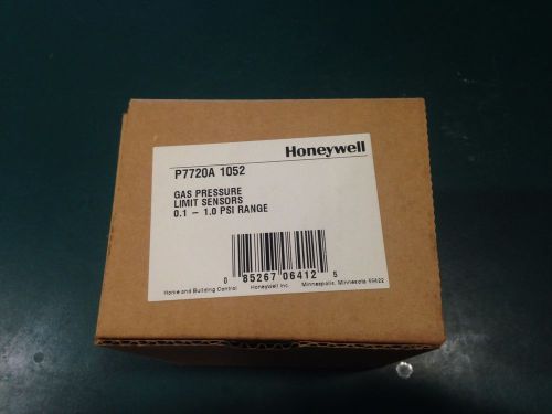 New Honeywell Gas pressure limit sensor P7720A 1052 /0.1-1.0 PSI RANGE DG