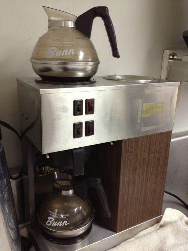Bunn O MATIC COMMERCIAL Model VPR 2 Warmer COFFEE Brewer Machine Vintage Pots