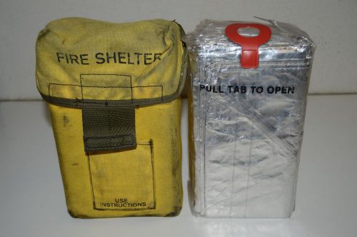 Vintage fire fighter fireman safety shelter &amp; belt case &amp; directions brisbane fd for sale