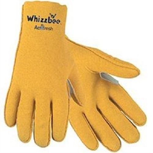 2 PR MCR Safety 9892L Whizzbee Actifresh Fleece Lined Vinyl Seamless Gloves