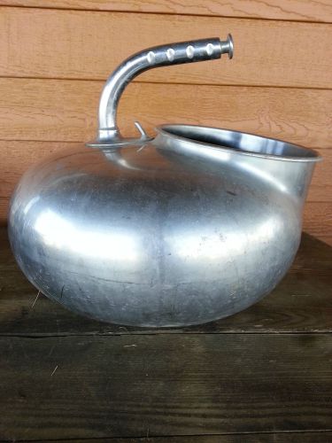 Industrial DeLaval Stainless Steel Milking Pail Dairy Cow Decor-not for use