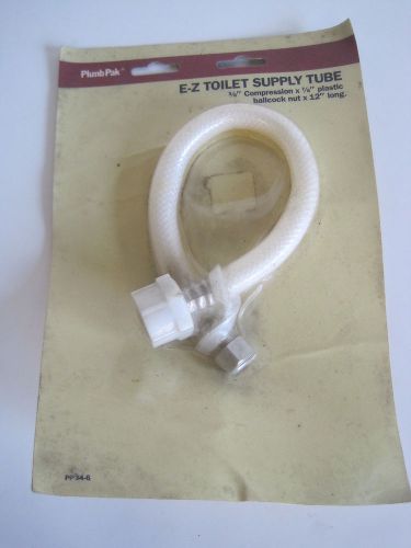 Plumb Pak E-Z Toilet Supply Tube PP36-6 3/8&#034; x 7/8&#034; x 12&#034; NIB