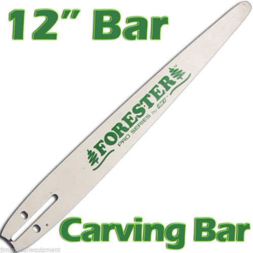 Chain saw carving bar 12&#034; fits echo,husky,poulan,stihl,fits most small chain saw for sale