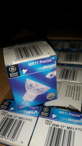 Case of 10 GE MR11 PRECISE BRIGHT CLEAR HALOGEN LAMP 20W M51-FTC