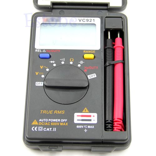 New mini ac/dc vc921 lcd digital multimeter gauges auto range test tools for sale