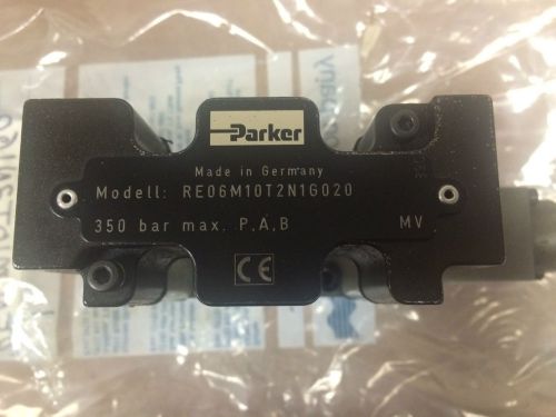 Parker proportional relief re06m10t2n1go solenoid valve for sale