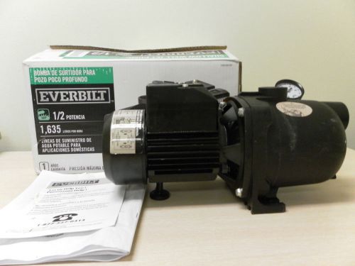 Everbilt j100a3 shallow well jet pump 1/2 hp 1000026697 for sale