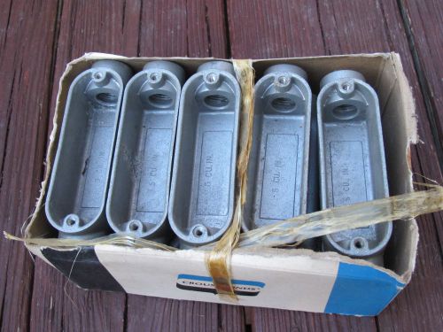 Lot of 10 crouse hinds c condulets c-19 never used for sale