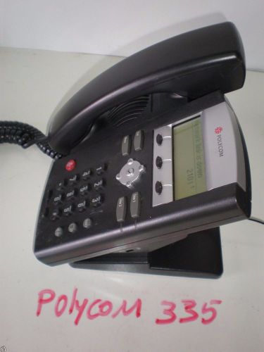 SoundPoint Polycom IP 335 VoIP SIP Digital Phone Telephone 2201-12375-001