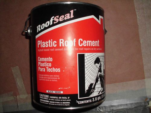 Roof seal plastic roof cement 1 gal for sale