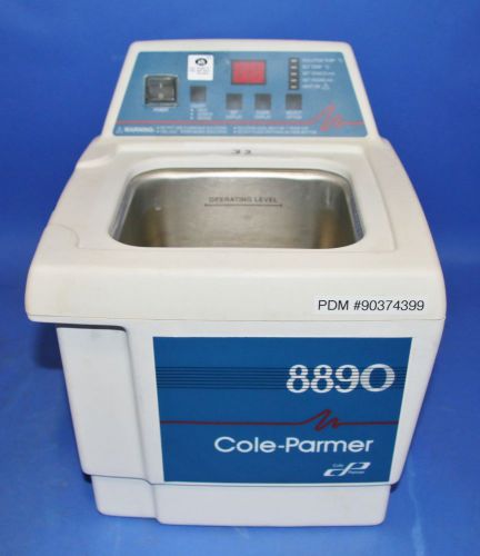 (1) used cole-parmer 8890 ultrasonic cleaner with timer and heater for sale