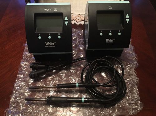Please read lot of 2 used weller wd1 power units 85w, digital, 120v no pen wd100 for sale