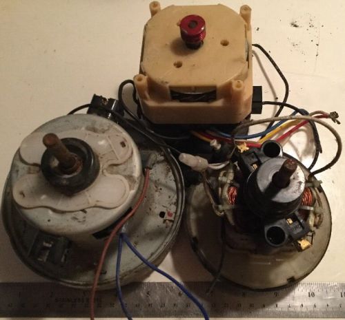 Lot 3 Electric Motors For Hobby Science Project Appliance Repair Powerful Motor