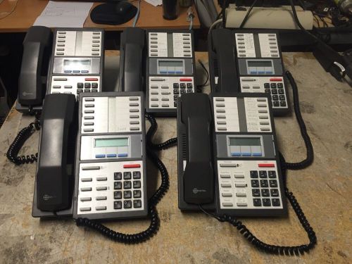 5 x Mitel Superset 420 Office Phone 9115-5XX-000-NA Lot Of 5 Complete Nice Shape