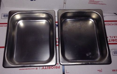 Set Of 2 Stainless Steel STEAM TABLE PAN 2.5 Qt Bloomfield Ind. Inc MGHST-165