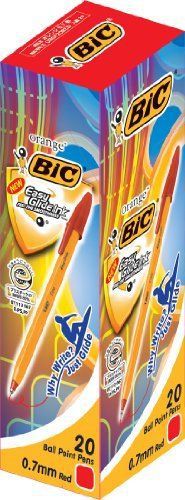 BIC Big Orange Fine EG0.7 red 0.7mm 20 pieces E-ORGF20EGRED