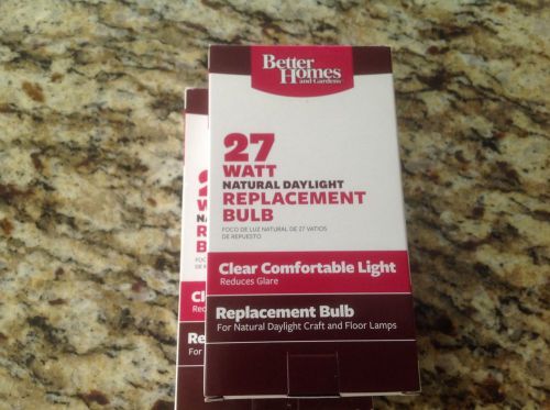 Better Homes and Gardens 27 Watt Natural Daylight Replacement Bulb - 2 Boxes