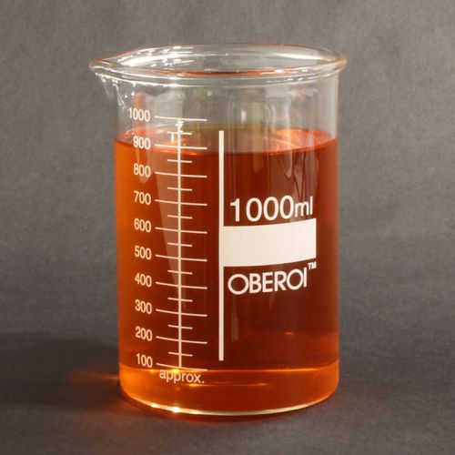 1000 ml Glass Beaker, Low Form, Graduated, with Spout