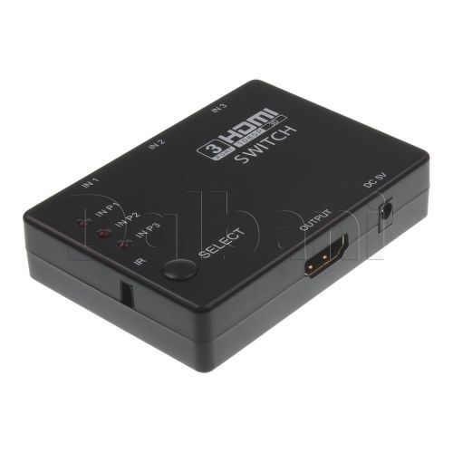 38-69-0020 New HDMI To HDMI 3 in 1 Out Video Converter Switch 46