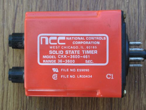 Ncc solid state timer ckk-3600-461 used for sale