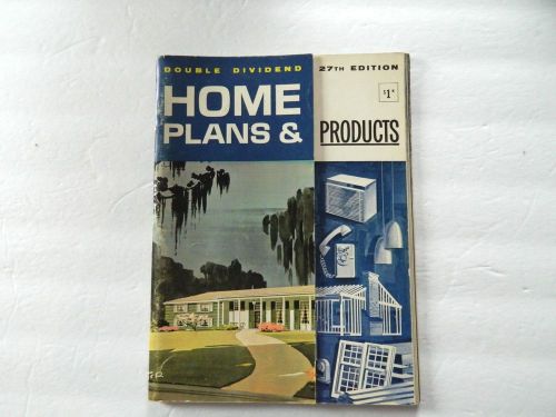 VINTAGE - DOUBLE DIVIDEND HOME PLANS Designs &amp; products for homes 1964 magazine