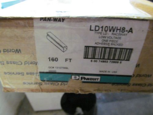 11- 8 FT SECTIONS OF 1- 1/2&#034; PANDUIT LD10WH8-A WIREWAY