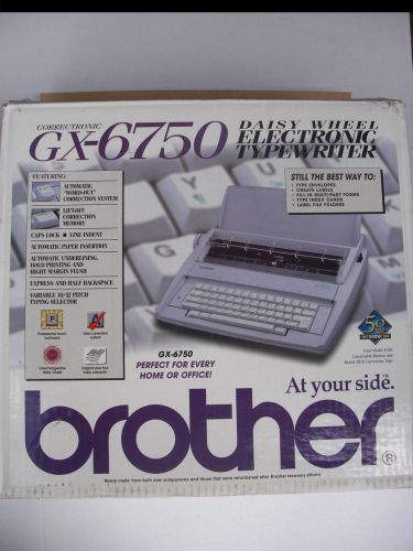 Brother GX-6750 Correctronic Portable Daisy Wheel Electronic Typewriter