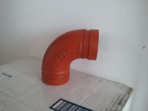 2”  90 degree grooved elbow painted for sale