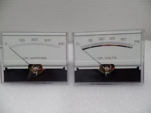 Yokogawa 5&#034; DC Amperes and DC Volts, used, NR