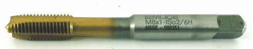 EMUGE Metric Tap M8x1 SPIRAL POINT HSSCO5% M35 HSSE TiN Coated