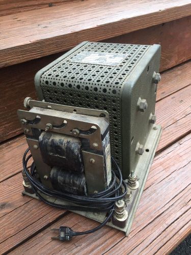 OLD RAILROAD / TRAIN TOOL - FULL WAVE RECTIFIER by GENERAL RAILWAY SIGNAL CO.