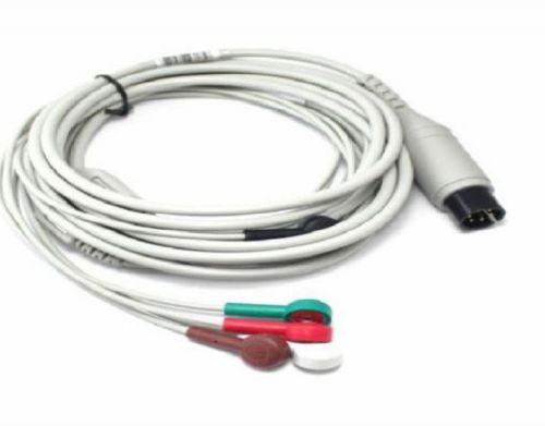 Compatible Zoll M 7pin ECG Cable With 5 Leads AHA